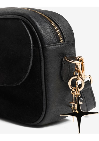 Kadın Siyah Hakiki Deri Çapraz Çanta 5K2CN69757 fırsatları