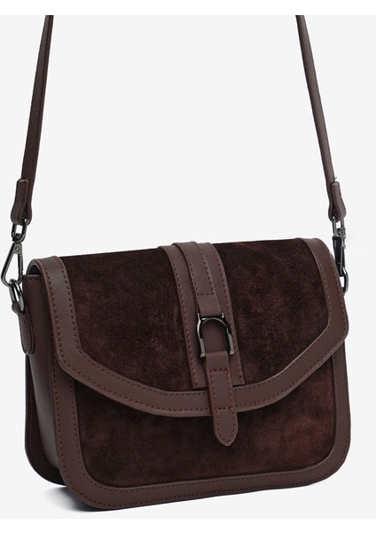 Kadın Kahverengi Hakiki Deri Çapraz Çanta 5K2CN69787