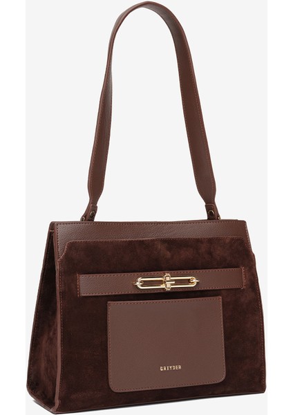 Kadın Kahverengi Hakiki Deri Kol Çantası 5K2CN69789 fiyatları