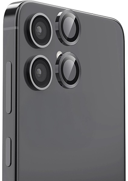 Samsung Galaxy A06 Raze Metal Kamera Lens - Siyah