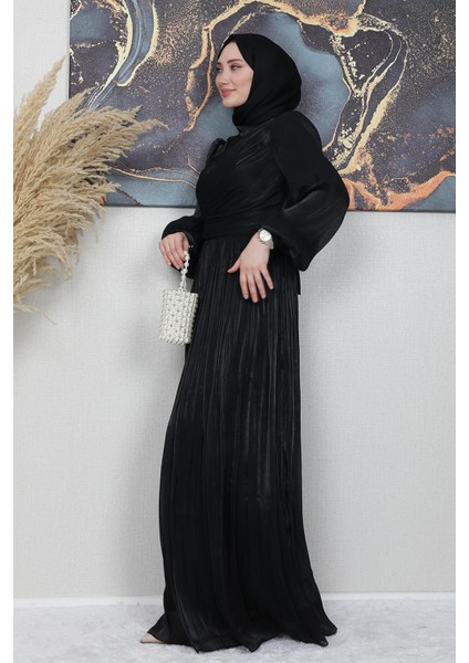 Ipek Tesettür Elbise Siyah