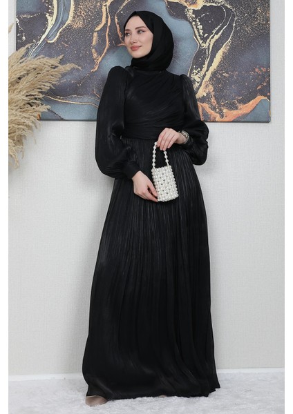 Ipek Tesettür Elbise Siyah modelleri