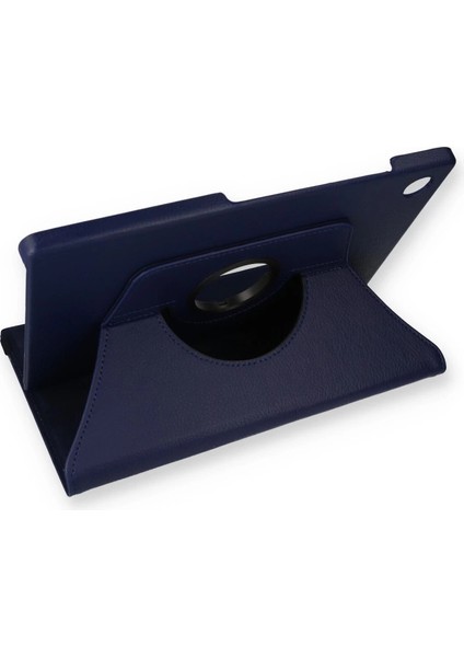 Samsung Galaxy X200 Tab A8 10.5 Kılıf 360 Tablet Deri Kılıf - Lacivert