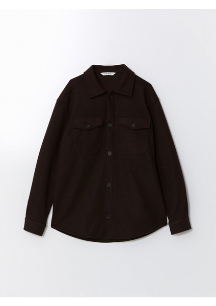 Yeni Sezon Regular Fit Uzun Kollu Kaşe Erkek Gömlek Ceket indirimleri