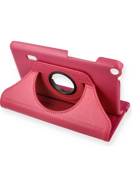 Huawei Mediapad T3 7 Kılıf 360 Tablet Deri Kılıf - Pembe