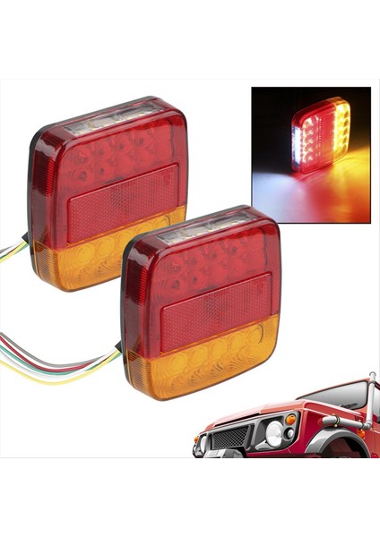 12V Arka Lamba Dönüş Sinyali Göstergesi 26 Leds Kuyruk Işık Araç Numarası Işık Fren Fren Lambası Römork Kamyonu Için (Yurt Dışından) fırsatları