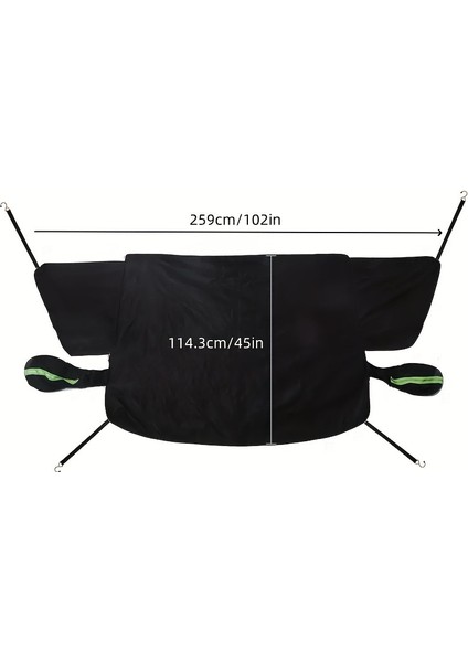 Kış Araba Kar Kalkanı Manyetik Emme Kalınlaştırılmış Yarım Kapak Araba Giysi Don Önleyici Kar Araba Kapağı Ön Ön Cam Kar Kalkanı (Yurt Dışından)