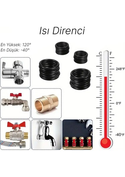 800 Parça O-Ring Kauçuk Conta Seti - Sızdırmazlık Halkası Tamir ve Bakım Seti modelleri
