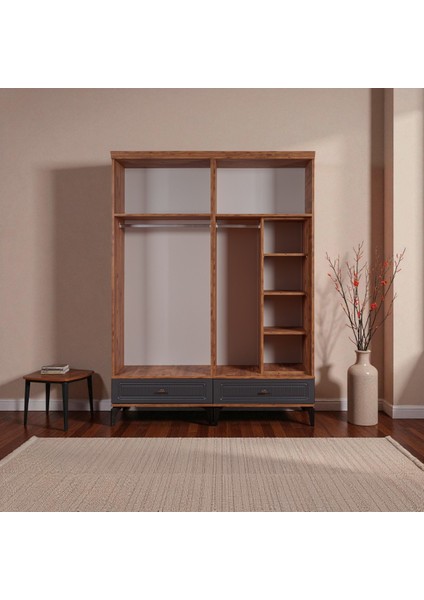 Slope 4 Kapılı Mdfayaklı Tasarım Country Gardırop fırsatları