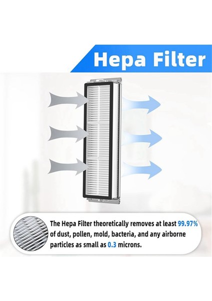 12PCS Dream D10S Plus / RLS6AD Robot Vakum Temizleyici Ana Yan Fırçalar Filtre Mop Bez Tuz Torbaları (Yurt Dışından) fırsatları