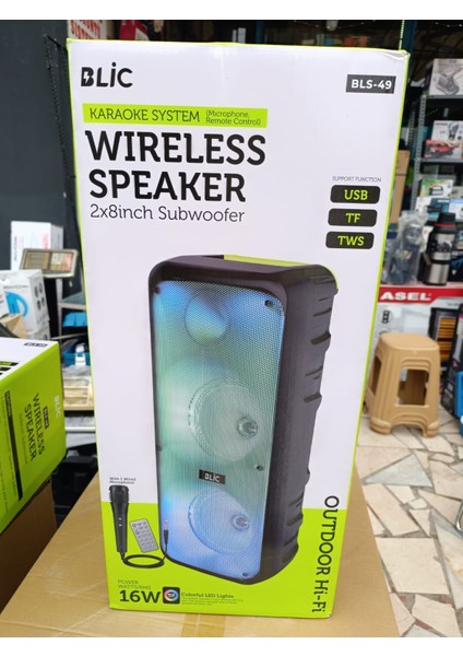 Bls-49 Kablosuz Parti Hoparlörü (Wireless Speaker)