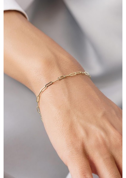 14 Ayar Altın Ataç Zincir Bileklik 2.30 mm fiyatları