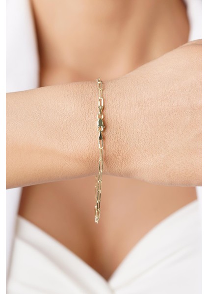 14 Ayar Altın Ataç Zincir Bileklik 2.30 mm fırsatları