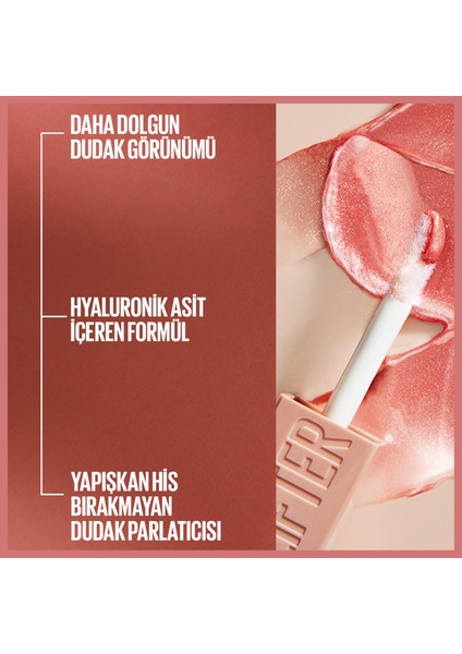 Lifter Gloss Dudak Parlatıcısı 018 Bronze