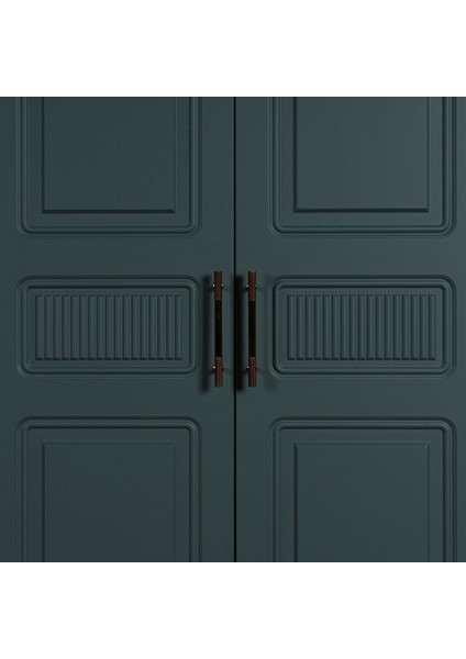 Slope 3 Kapaklı Mdf Ayaklı Tasarım Country Gardırop fırsatları