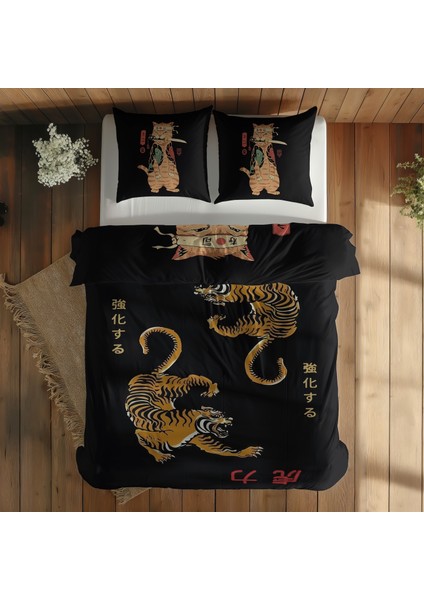 Twin Tigers & Catana: The Last Stand Çift Taraflı Nevresim Takımı - 200 cm x 220 cm fiyatları