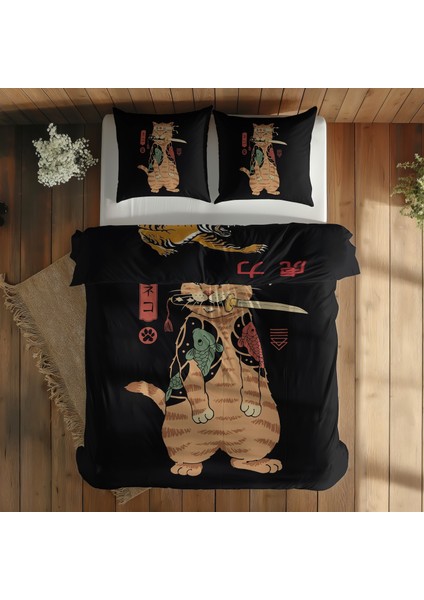 Twin Tigers & Catana: The Last Stand Çift Taraflı Nevresim Takımı - 200 cm x 220 cm fırsatları