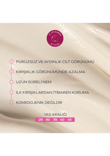 Gül Özlü Nemlendirici ve Kırışıklık Karşıtı Gündüz Bakım Kremi 40ML modelleri