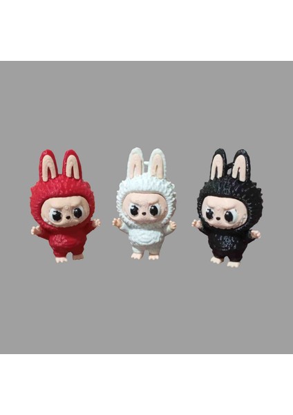Labubu 3'lü Anahtarlık Modeli
