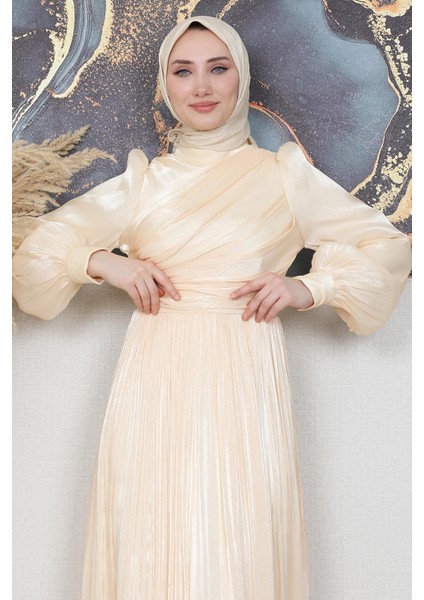 Ipek Tesettür Elbise Kavuniçi indirimleri