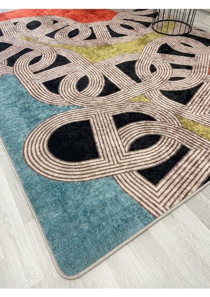 Çengel Desen Modern Desen Lateks Taban Halı fiyatları