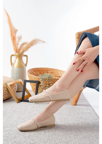 Kadın Siyah Cilt İncili Babet Ev ve Dış Mekan Ayakkabısı modelleri