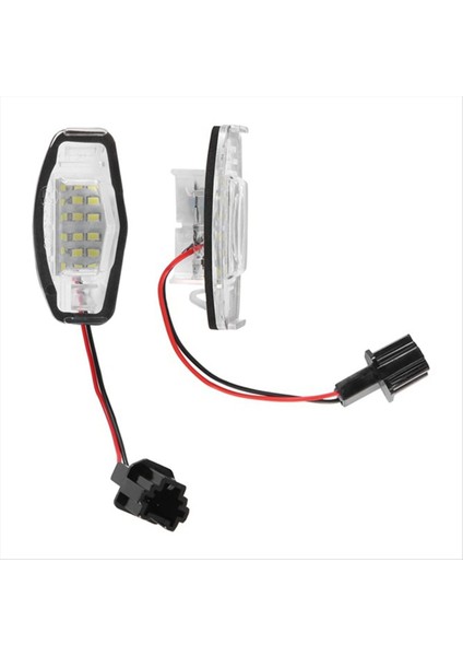 2paır Araç LED Plaka Işık Plaka Hafif Lamba Honda Civic Honda Accord Siyah (Yurt Dışından) indirimleri