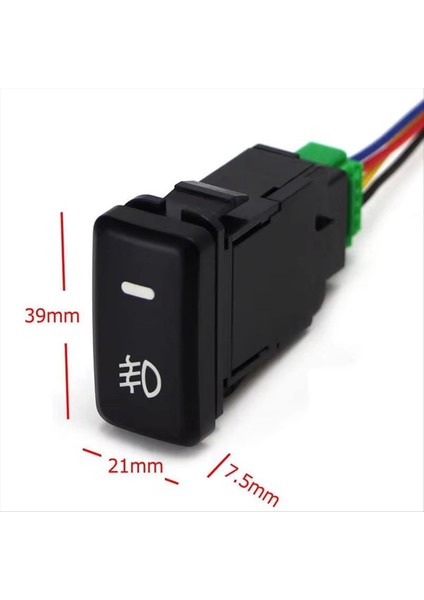 2 Pcs Otomatik Retrofit Switch Su Geçirmez Toyota Lexus Beyaz Işık Için 4 Hat Sis Lambası Anahtarı (Yurt Dışından) indirimleri