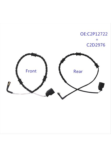 2pcs Arka Sol ve Sağ Disk Fren Yolu Aşınma Sensörü C2D2976 Jaguar Xf Xfr Xfr-S Xj Xjr Xk Xkr 2007-2017 (Yurt Dışından) indirimleri