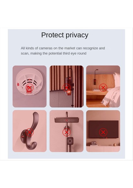 T02 Kamera Dedektörü Mini Akıllı Gizli Kızılötesi Anti-Snooping Dedektörü Yüksek Hassasiyet Küçük Taşınabilir Kamera Dedektörü (Yurt Dışından) fırsatları