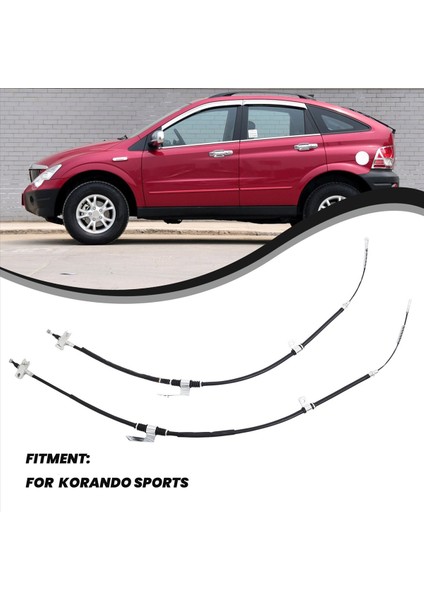Araba Arka Park Fren Kablosu 4901032203 4902032203 Ssangyong Actyon / Korando Sports Için (Yurt Dışından) fiyatları