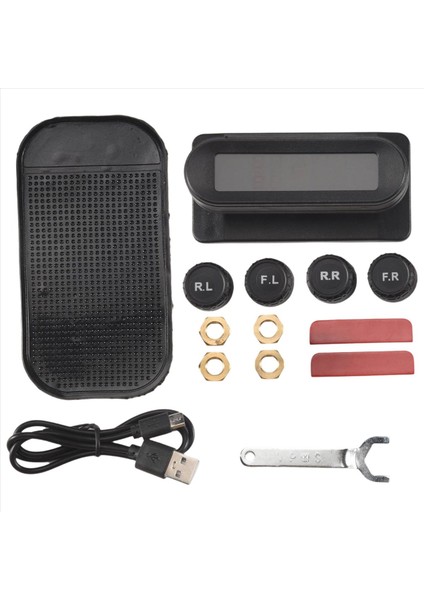 4 Harici Sensörle Sıcaklık Uyarısı Araba Lastik Basınç Monitörü Lastik Basınç Izleme Sistemi (Yurt Dışından) fiyatları