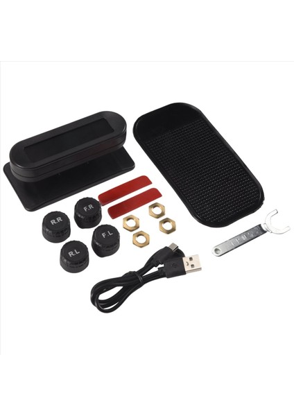 4 Harici Sensörle Sıcaklık Uyarısı Araba Lastik Basınç Monitörü Lastik Basınç Izleme Sistemi (Yurt Dışından) modelleri