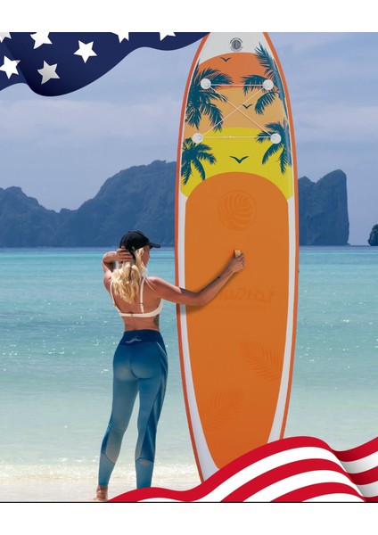 Island Expoler Şişme Sup Board/stand Up Paddle Board 335X85X15 cm Turuncu fiyatları