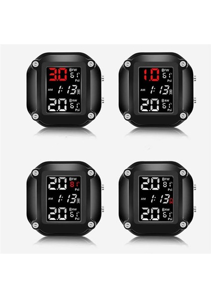 Motosiklet Lastik Basınç Monitörü Tpms Motosiklet Elektrikli Araç Lastik Basınç Monitör Algılama Sistemi Yüksek Hassasiyet (Yurt Dışından) indirimleri