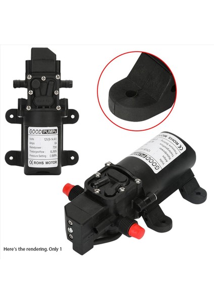 2pcs Otomatik Akış Anahtarı 6l/min DC12V 70W 130PSI Otomatik Diyafram Su Pompası Kendi Kendine Hazırlama Pompaları Düz (Yurt Dışından) fiyatları
