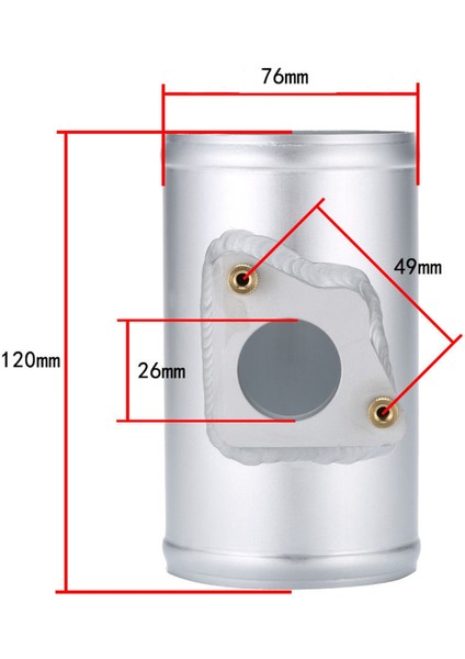 3x Maf Performans Hava Akışı Ölçer 76MM Hava Akış Sensörü Adaptörü Mazda Için Subaru Için Toyota Için Honda Için Uygun (Yurt Dışından) fırsatları