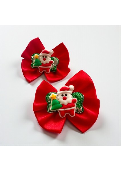 Kırmızı Renk Noel Baba Temalı Yılbaşı, Yeniyıl Tokası