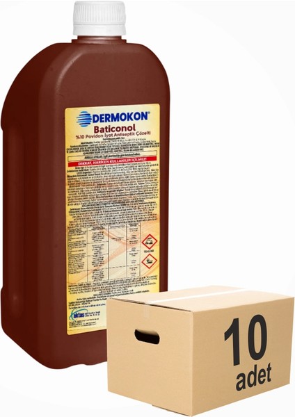 Batikon (Antiseptik Çözelti) 1000ML - 10 Adet