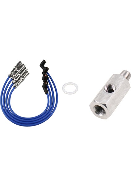 Paslanmaz Çelik Turboşarj Konnektörü 4pcs 8mm Araba Buji Kablo Demeti Kablo Demeti Arabası Takılı Tutum Teli Seti (Yurt Dışından)