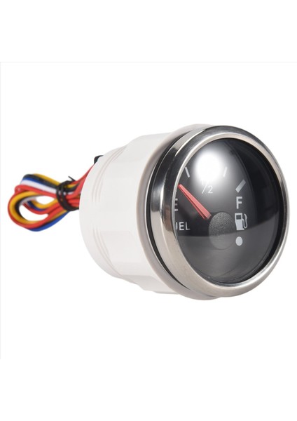 52MM Yakıt Seviye Göstergesi 0-190OHM Değiştirilebilir 240-33OHM Akaryakıt Seviye Seviye Alarm Siyahı (Yurt Dışından)