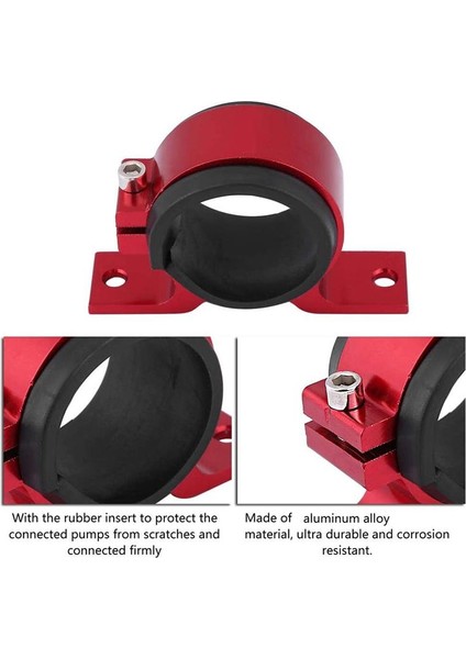 Kırmızı 60MM Yakıt Pompası Tek Montaj Braket Yakıt Filtresi Harici Braket Kelepçe Kradosu 044 Bosch (Yurt Dışından) fiyatları