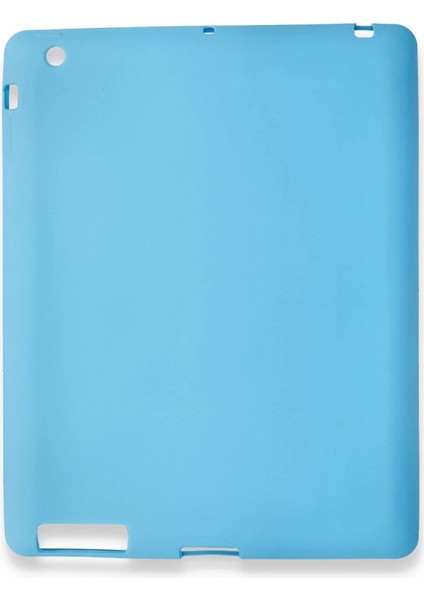 Ipad 4 9.7 Kılıf Evo Tablet Silikon - Mavi