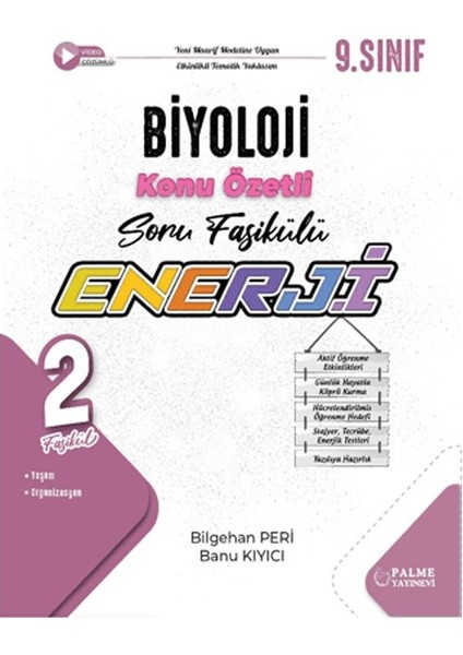 Palme 9.sınıf Enerji Biyoloji Konu Anlatımlı Soru Fasikülleri (2 Fasikül)