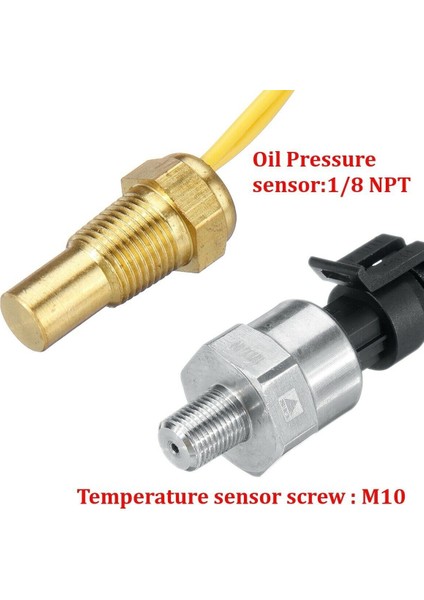 3 In1 LCD Araç Dijital Gösterge Voltmetre/yağ Basıncı/su Sıcaklığı 12-24V Evrensel (Yurt Dışından) modelleri