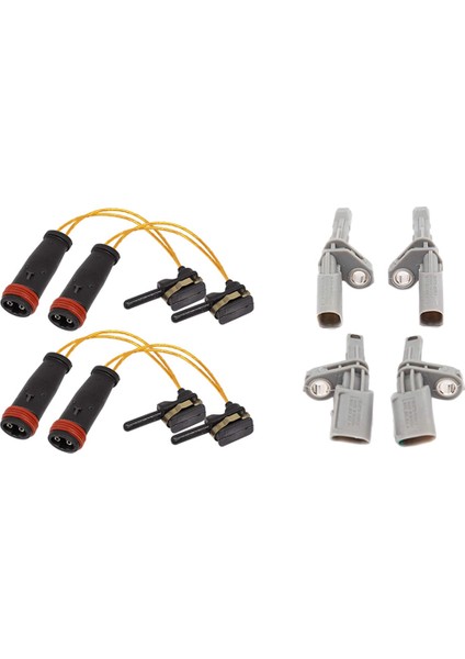 4 Adet Mercedes W220 Için Fren Balatası Aşınma Sensörü ve Sagar Magotan Octavia Tiguan Xinpa Için 1set Tekerlek Hız Sensörü (Yurt Dışından)