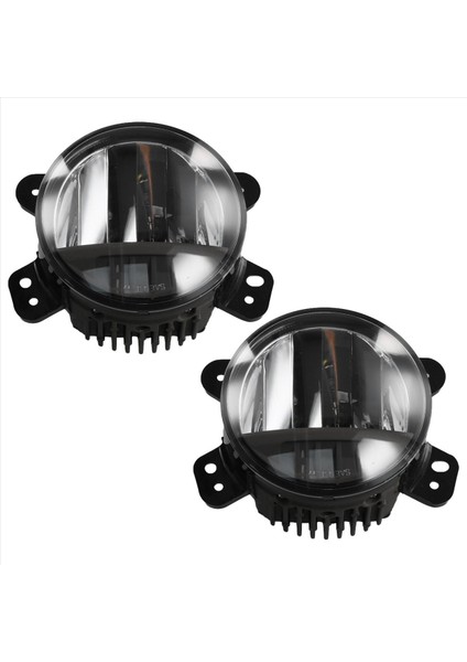 Araba Ön Tampon Sis Lambası Forma Jeep Wrangler Jl 2018-2024 Sarı LED Gündüz Koşu Işığı Drl Far Yolu (Yurt Dışından)