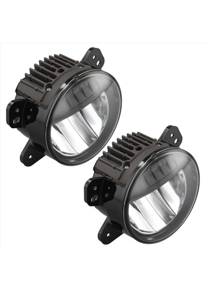 Araba Ön Tampon Sis Lambası Forma Jeep Wrangler Jl 2018-2024 Sarı LED Gündüz Koşu Işığı Drl Far Yolu (Yurt Dışından) indirimleri