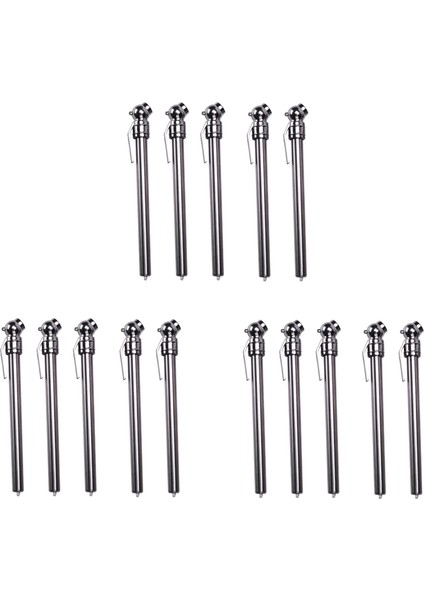 15 Paket Kalem Lastik Basınç Göstergesi Araba Motosiklet Bisikleti Için 5-50 Psi Evrensel (Yurt Dışından)
