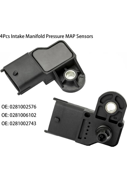 4pcs 0281002576 Hava Emme Manifoldu Basınç Haritası Sensörleri Volvo For-Fh Fm Fl 0281006102 Boost Basınç Sensörü (Yurt Dışından) fiyatları